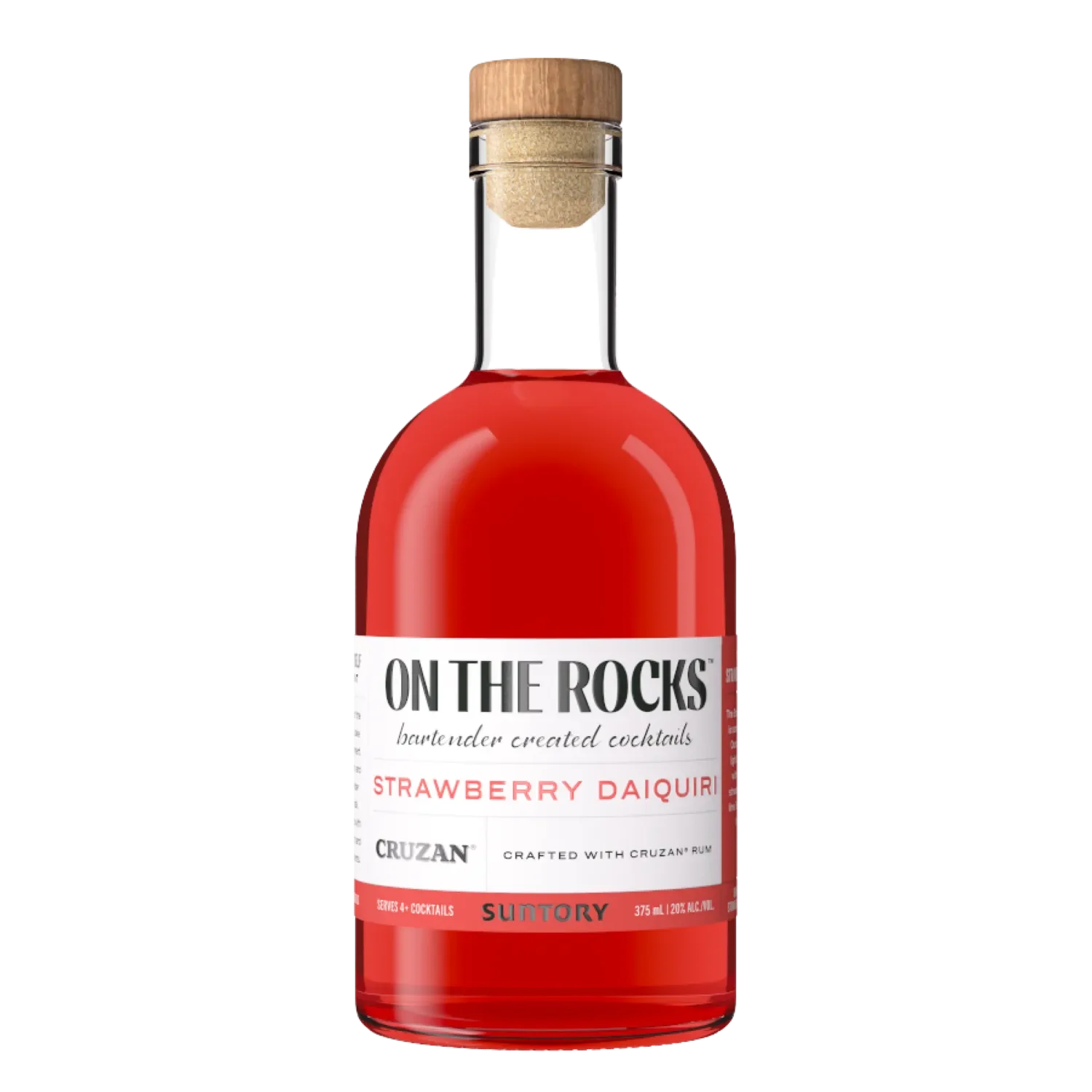 On The Rocks Cruzan Strawberry Daiquiri 375ML