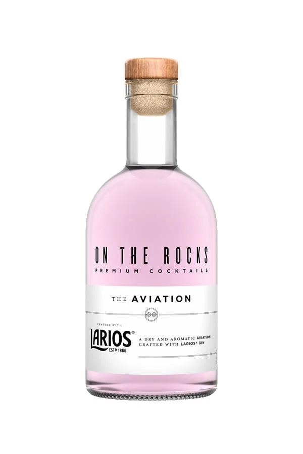 On The Rocks Larios Gin Aviation 375ML