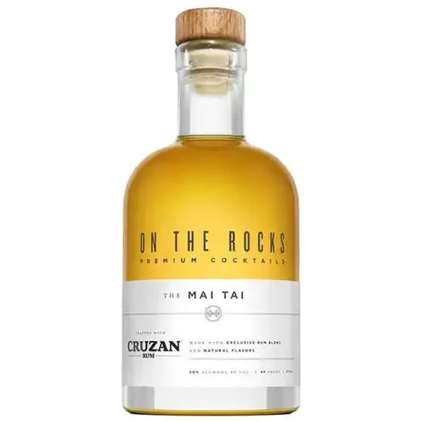 On The Rocks Mai Tai Cocktail w/ Cruzan - 375ml