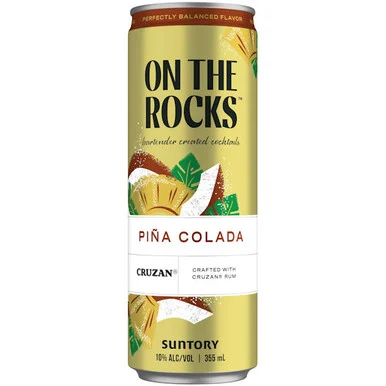 On The Rocks Pina Colada Ready-To-Drink Cocktail 355ml 4-Pack