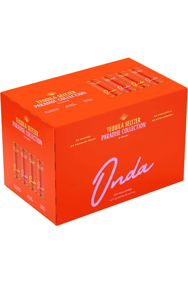 Onda Sparkling Tequila Seltzer Paradise Collection 8Pk