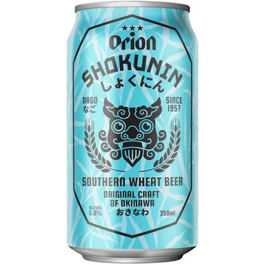 Orion Shokunin Japanese Southern Wheat Beer 350ml 6 Pack Cans