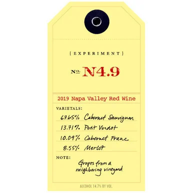 Ovid Experiment N4.9 Napa Red Blend 2019