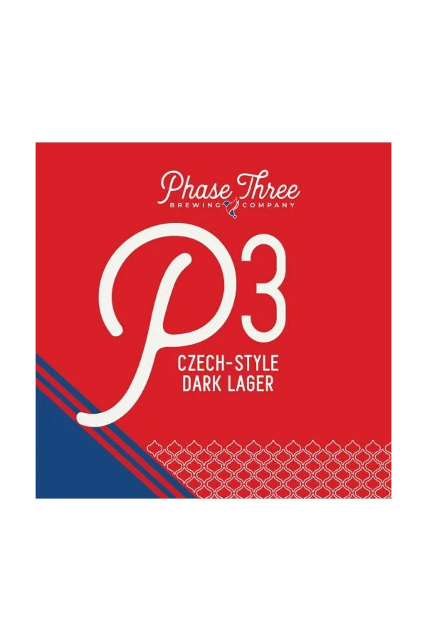 Phase Three P3 Czech-Style Dark Lager 4Pk
