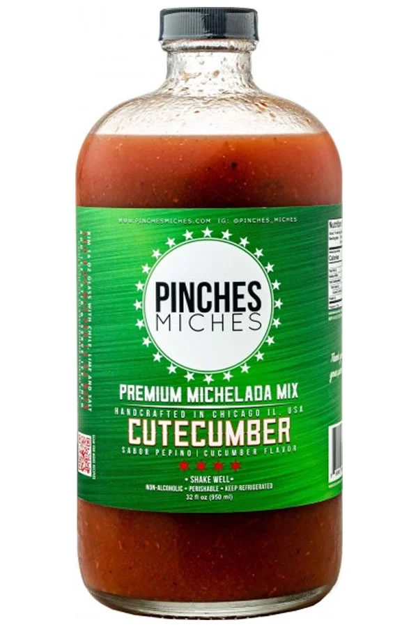 Pinches Miches Cutecumber Michelada Mix 32OZ