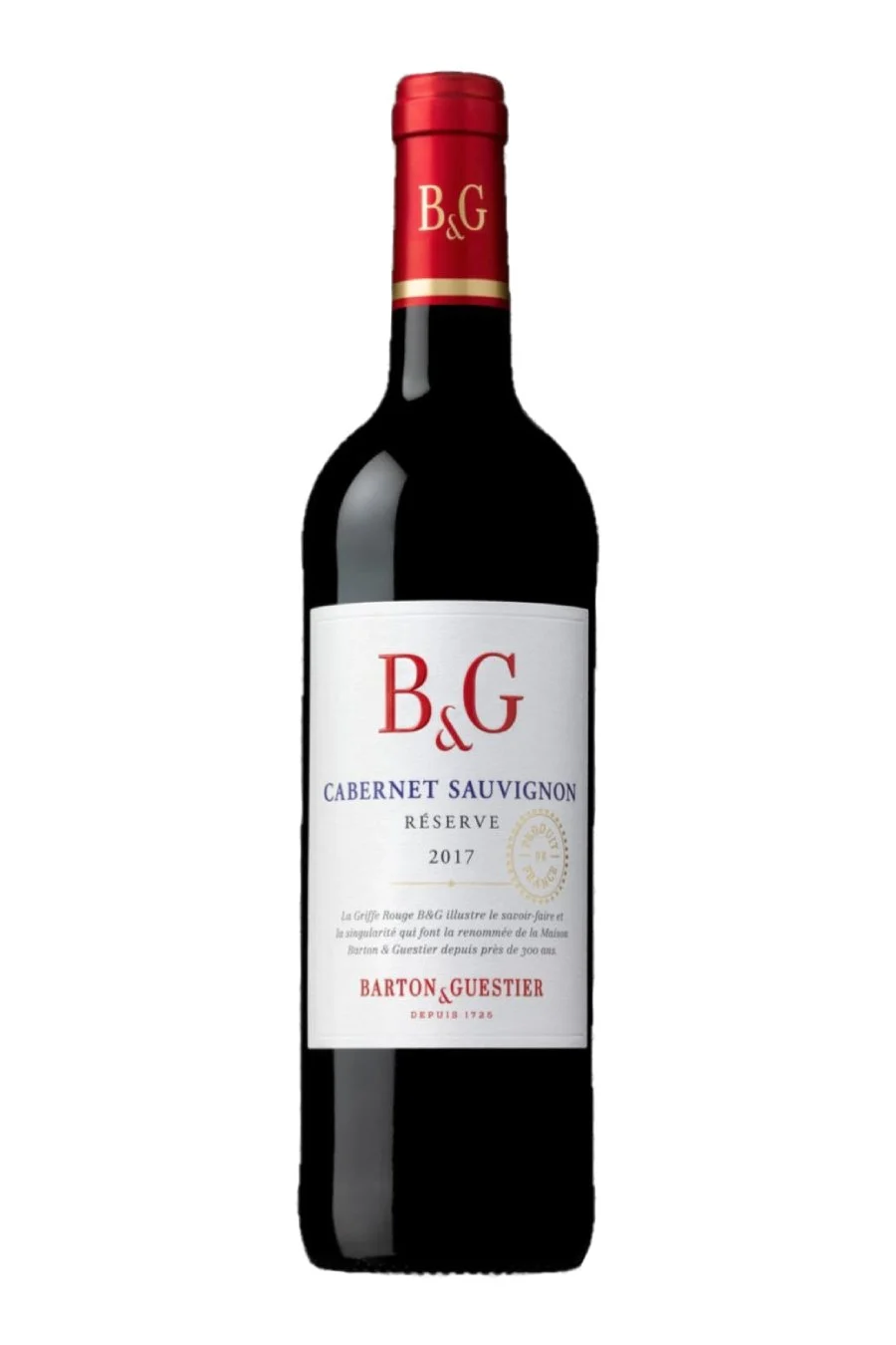 REMAINING STOCK: B&G Cabernet Sauvignon Vin De Pays 2022 (750 ml)
