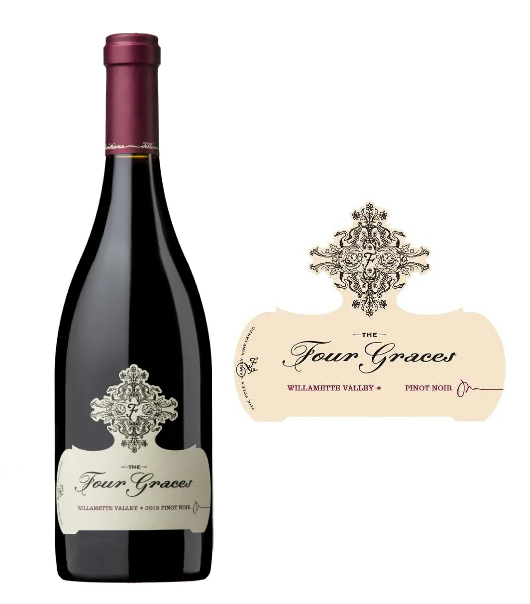REMAINING STOCK: Four Graces Willamette Valley Pinot Noir 2022 (750 ml)