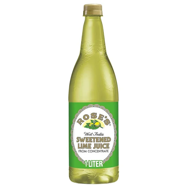 Rose's Sweetened Lime Juice - 1 Liter