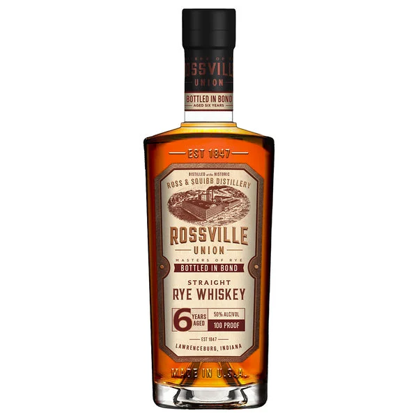 Rossville Union Master Crafted BIB Straight Rye Whiskey