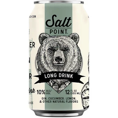 Salt Point Gin Long Drink Ready-To-Drink 4-Pack 12oz Cans