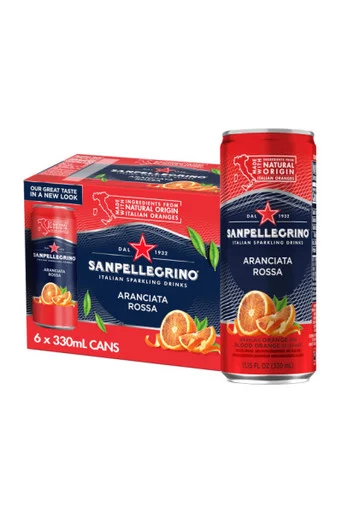 San Pellegrino Blood Orange Rossa 6pk Can