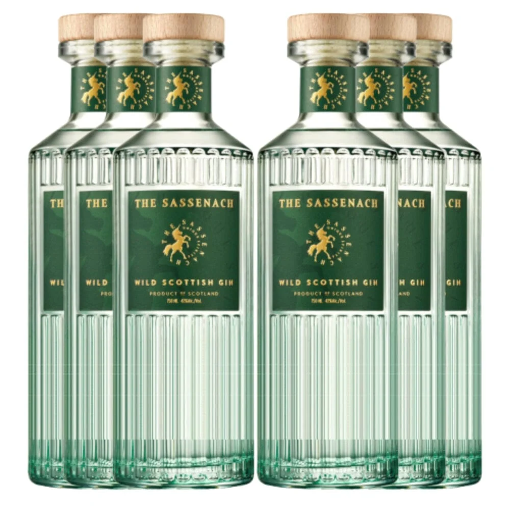 The Sassenach Wild Scottish Gin 6 Bottle Bundle