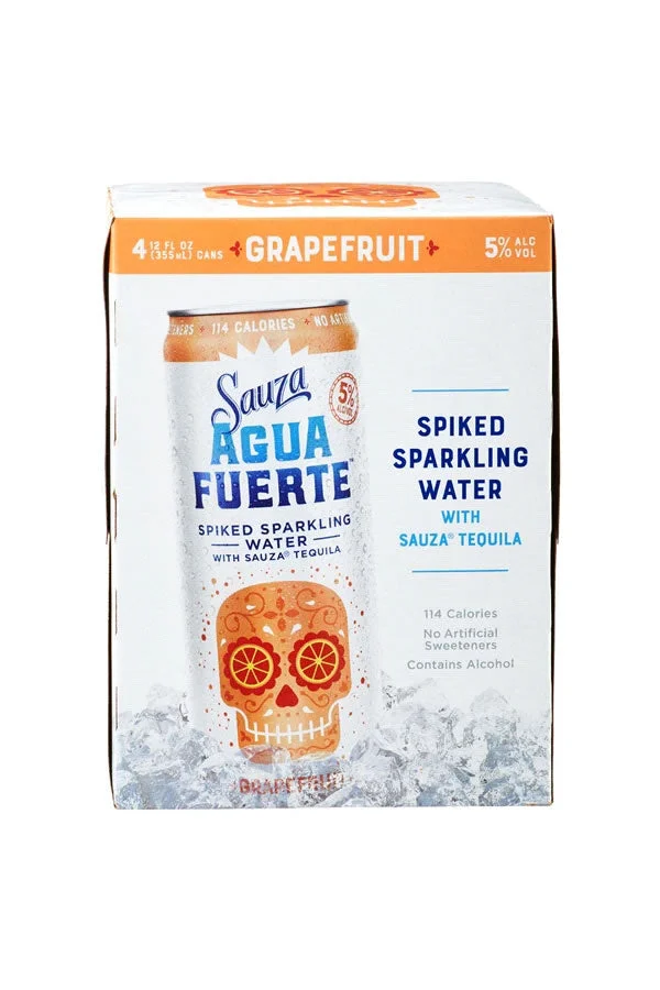 Sauza Agua Fuerte Grapefruit 4Pk