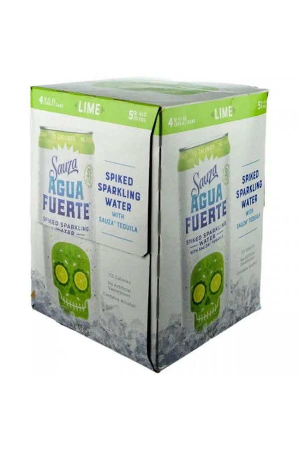 Sauza Agua Fuerte Lime 4Pk