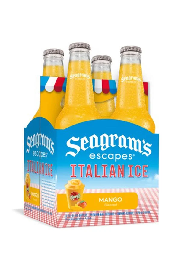 Seagram's Escapes Italian Ice Mango 4Pk