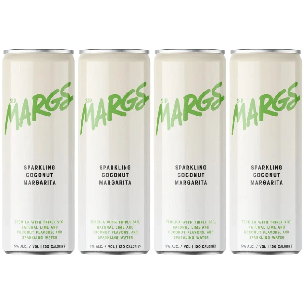 SipMARGS Coconut Margarita 4PK