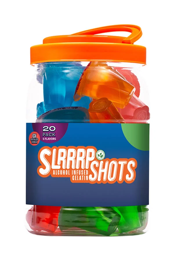 SLRRRP Alcohol-Infused Gelatin Shots 20Pk