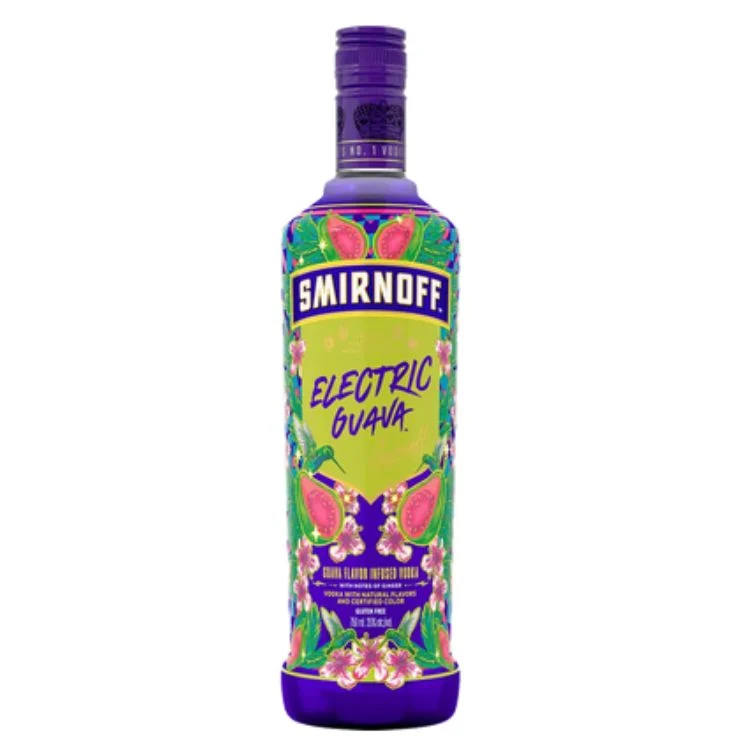 Smirnoff Electric Guava Vodka - 750ml