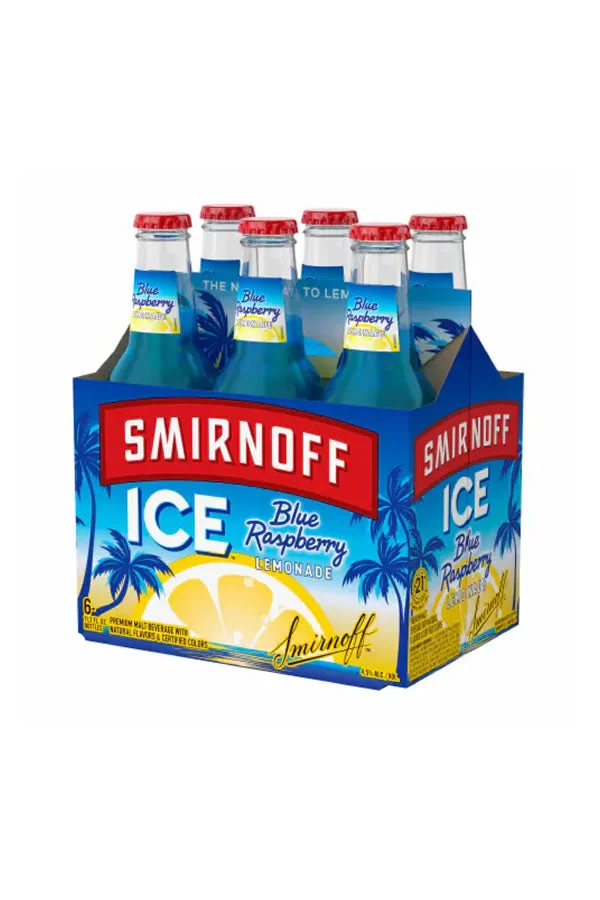 Smirnoff Ice Blue Raspberry Lemonade 6Pk