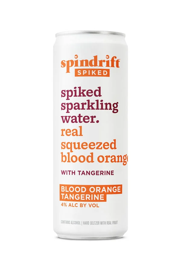 Spindrift Spiked Blood Orange Tangerine 19.2OZ