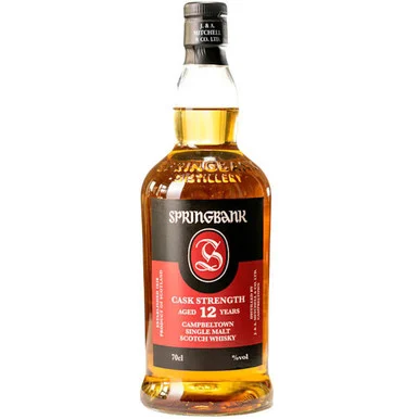 Springbank 12 Year Old Cask Strength Campbeltown Single Malt Scotch 700ml