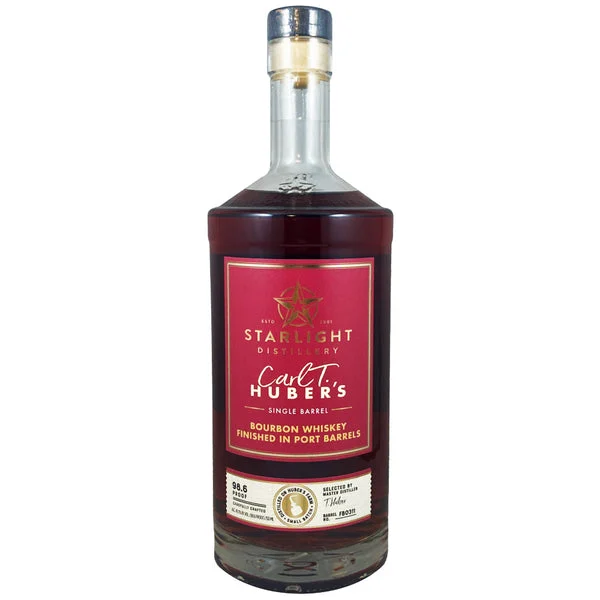 Starlight Distillery Carl T. Huber's Bourbon Whiskey Finished in Port Barrels
