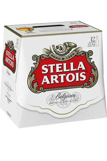 Stella Artois 12pk bottles