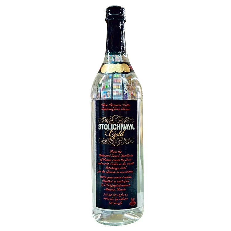 Stolichnaya Gold vodka - 1 liter