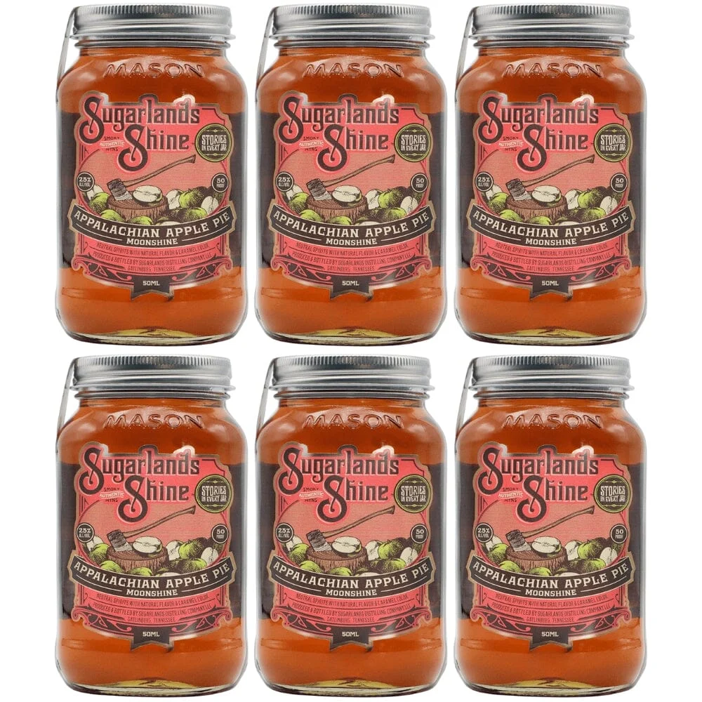 Sugarlands Shine Apple Pie Moonshine 50ml 6pk