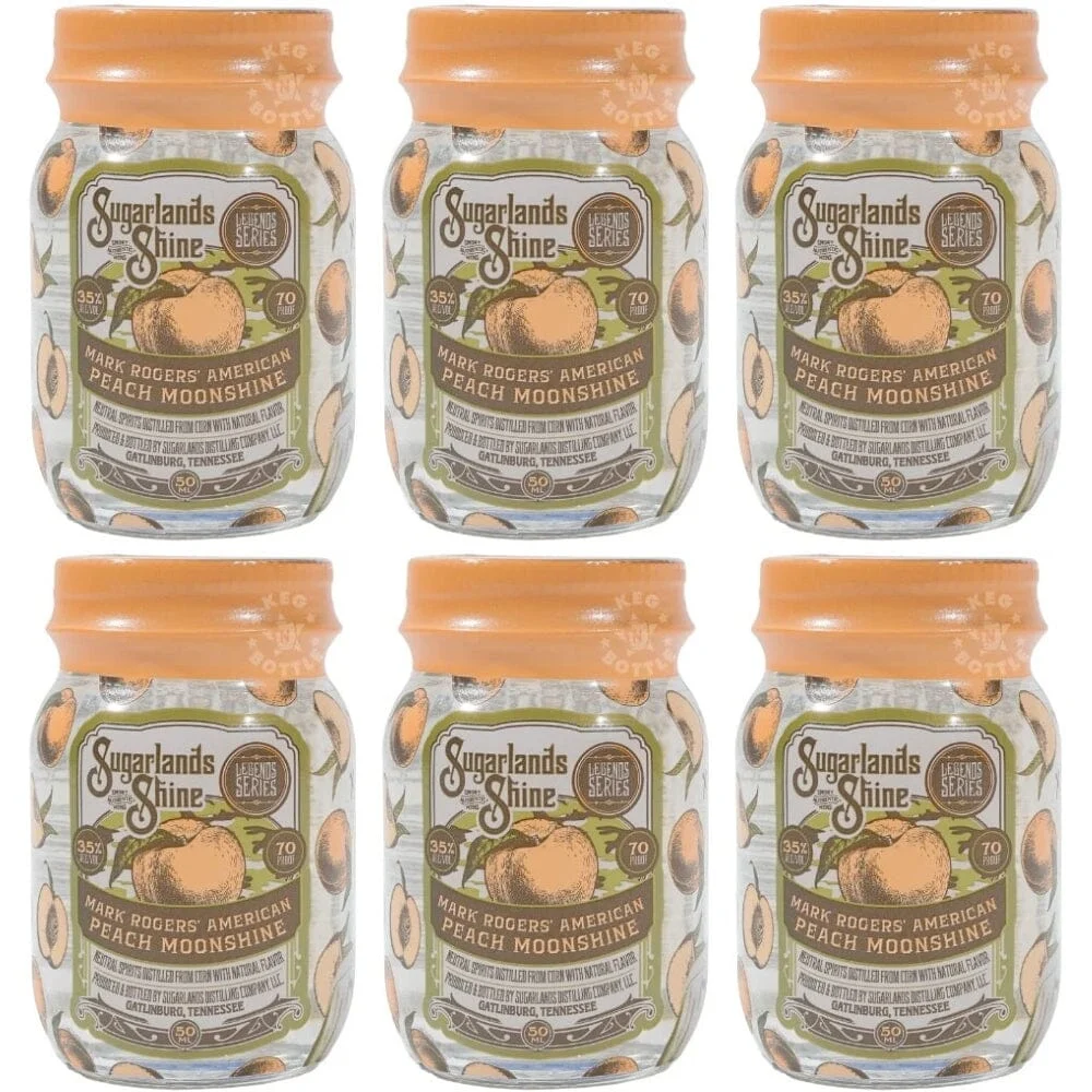 Sugarlands Shine Peach Moonshine 50ml 6pk