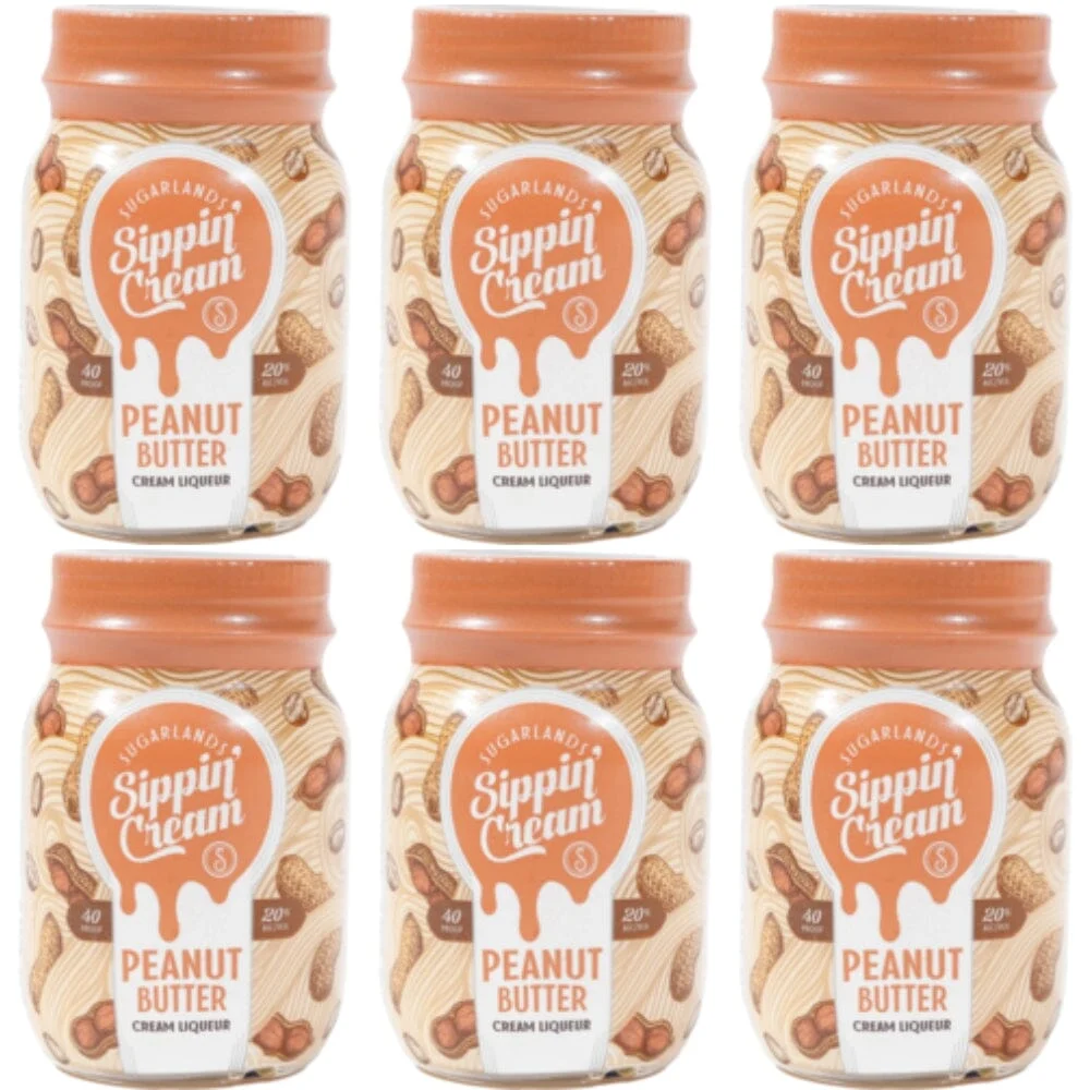 Sugarlands Sippin' Cream Peanut Butter 50ml 6pk