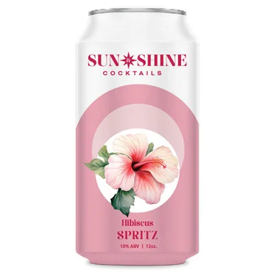 Sun & Shine Hibiscus Spritz 12oz 4 Pack Cans