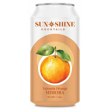 Sun & Shine Valencia Orange Mimosa 12oz 4 Pack Cans