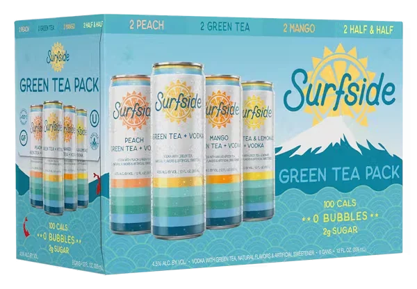 Surfside Green Tea Variety 8Pk