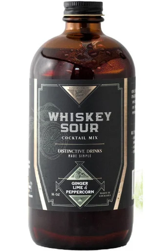 Sweet Haven Tonics Ginger Lime & Peppercorn Whiskey Sour Cocktail Mix 16oz
