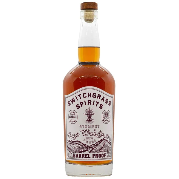 Switchgrass Spirits Barrel Proof Rye Whiskey