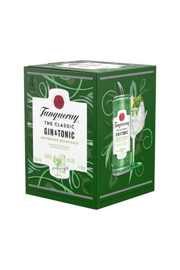 Tanqueray Gin & Tonic 4Pk