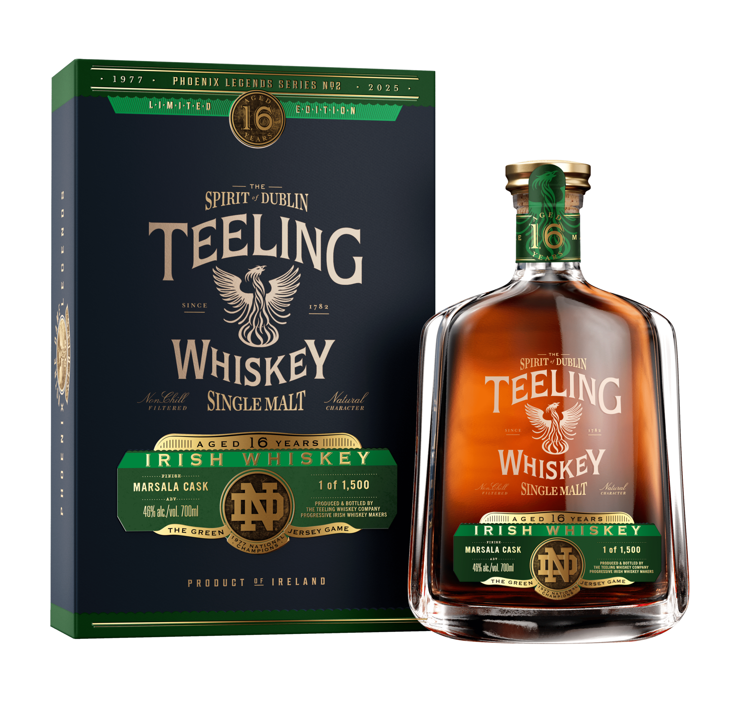 Teeling Notre Dame Phoenix Legends Series No. 02 16 Year Old