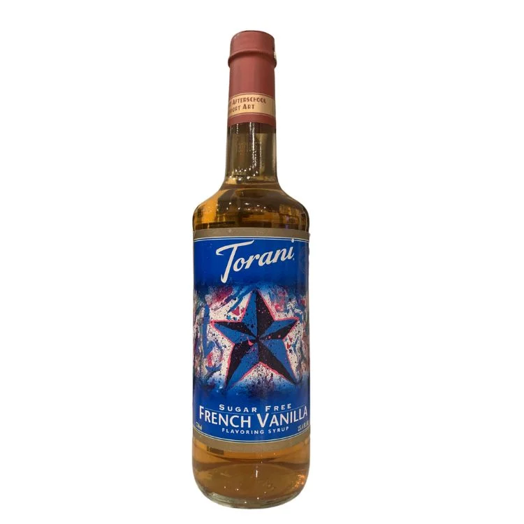 Torani Sugar Free French Vanilla Syrup - 750ml