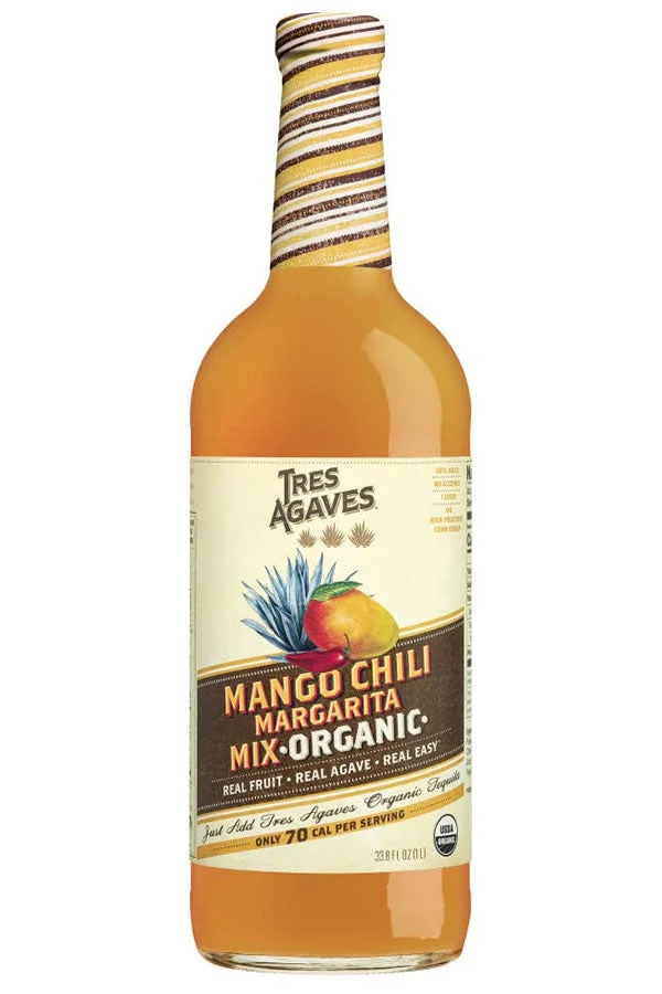 Tres Agaves Organic Mango Chili Margarita Mix 1L