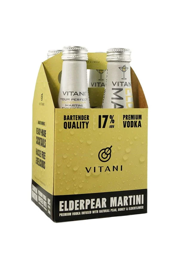 Vitani Elderpear Martini 4Pk 200ML
