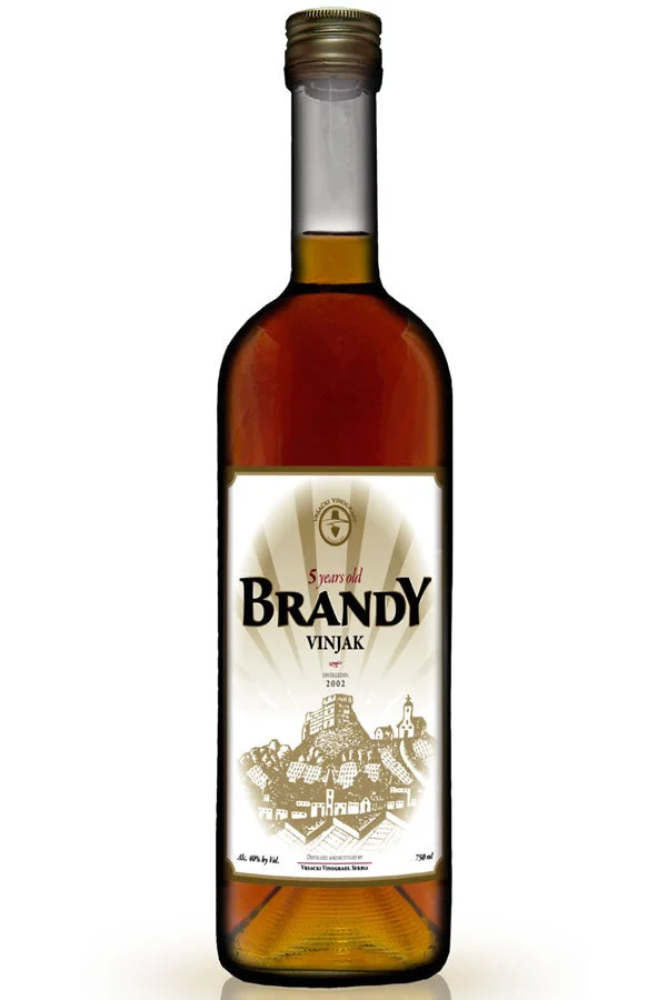 Vrsacki Vinogradi Vinjak Brandy 750ML