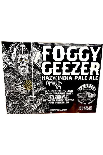 WarPigs Foggy Geezer IPA 12pk cans