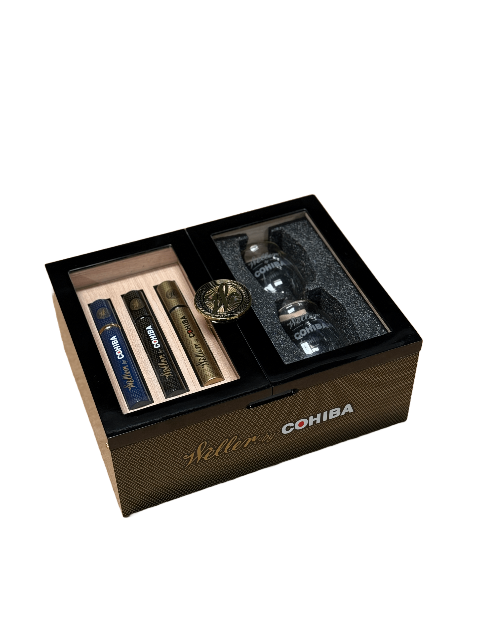 Weller X Cohiba Humidor Holiday Gift Set