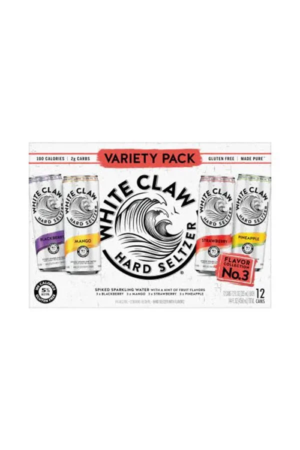 White Claw Hard Seltzer Variety #3 12Pk
