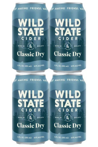 Wild State Classic Dry Cider 4pk cans