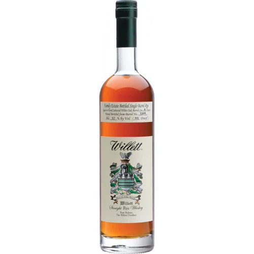 WILLETT SINGLE BARREL ‘RARE RELEASE’ 8YR RYE WHISKEY 123.4pf BARREL#2871