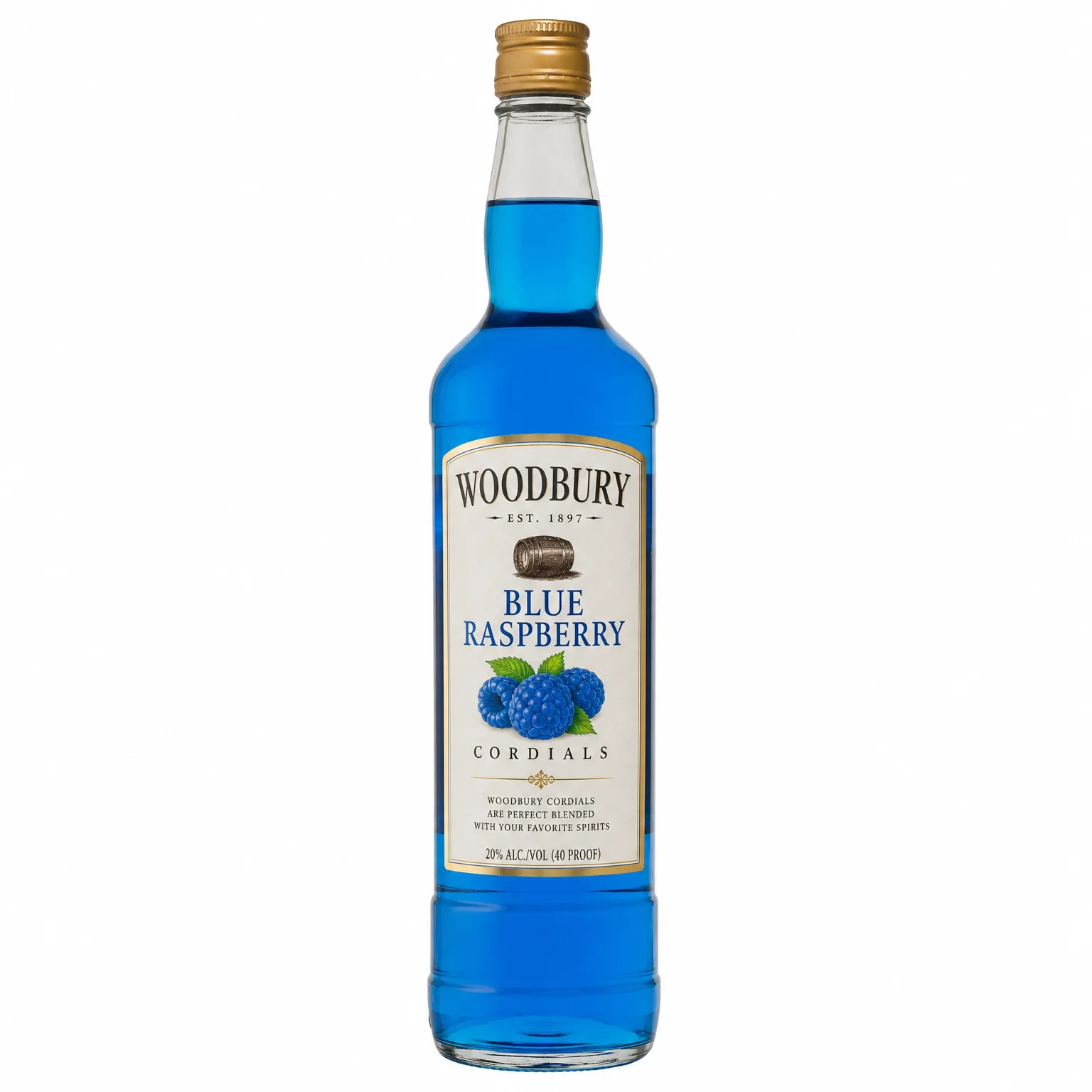 Woodbury Vineyards Blue Raspberry 750ml