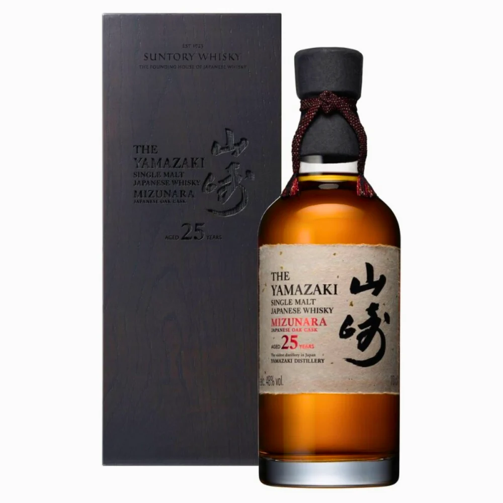 The Yamazaki 25 Year Old Mizunara 2025 Release Single Malt Whisky