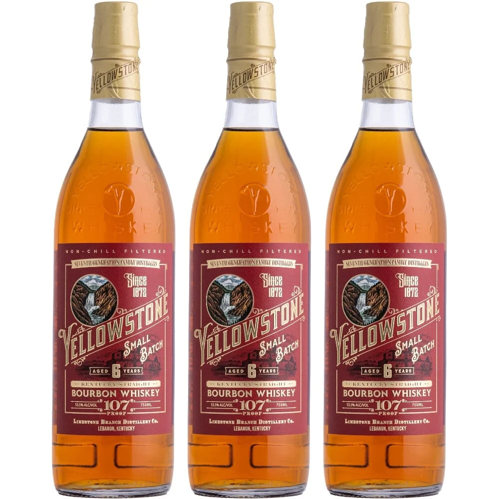 Yellowstone 6 Year Old Small Batch Bourbon 3PK
